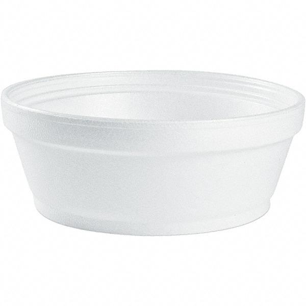 DART - Foam Food Containers, Foam, 8 oz - White - All Tool & Supply