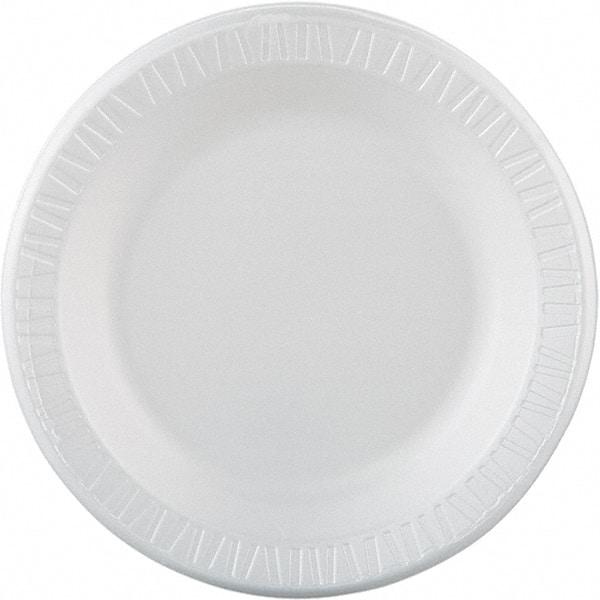 DART - Foam Dinnerware Plate, 10-1/4" - White - All Tool & Supply