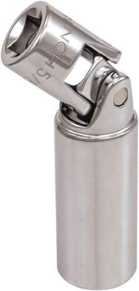 GearWrench - 13/16", 3/8" Drive, Spark Plug Hand Socket - 6 Points, 2-3/4" OAL, Alloy Steel, Full Polish Finish - All Tool & Supply