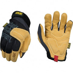 Mechanix Wear - Size XL Abrasion Protection Work Gloves - For Mechanic's & Lifting, Uncoated, Hook & Loop Cuff, Full Fingered, Black, Paired - All Tool & Supply