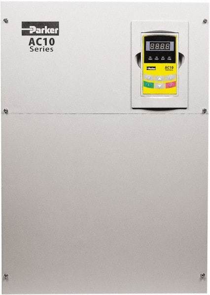 Parker - Three Phase, 460 Volt, 125 hp, Variable Frequency Drive - 16.14" Wide x 11.81" Deep x 24" High, IP20 - All Tool & Supply