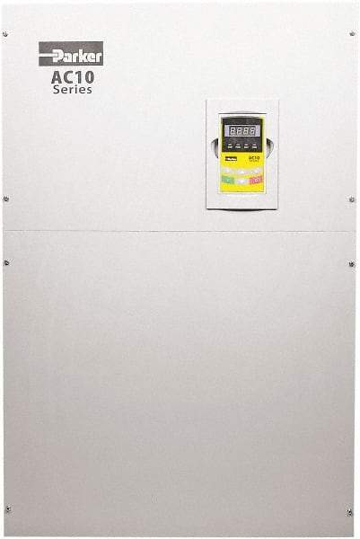 Parker - Three Phase, 460 Volt, 250 hp, Variable Frequency Drive - 22.05" Wide x 13.46" Deep x 35" High, IP20 - All Tool & Supply