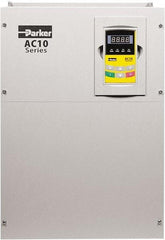 Parker - Three Phase, 460 Volt, 75 hp, Variable Frequency Drive - 14.17" Wide x 10.43" Deep x 21" High, IP20 - All Tool & Supply