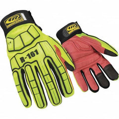 Ringers Gloves - Size M (9) Spandex High Visibility Work Gloves - All Tool & Supply