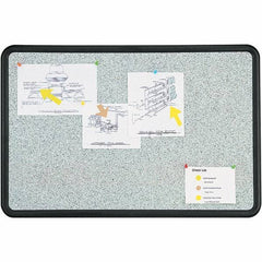 Quartet - 24" High x 36" Wide Fabric Bulletin - High-Density Foam, Includes Mounting Kit - All Tool & Supply