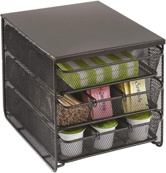 Safco - Coffee Pod Organizer - Hospitality Organizer, Black - All Tool & Supply