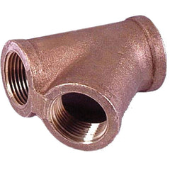 Merit Brass - Brass & Chrome Pipe Fittings Type: 45 Degree Y-Branch Fitting Size: 1/4 - All Tool & Supply