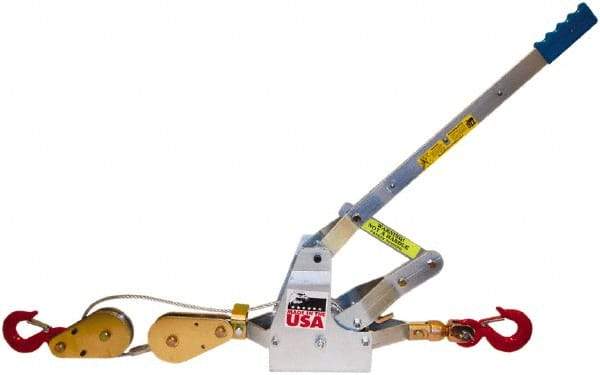 Maasdam - 8,000 Lb Lifting Capacity, 6' Lift Height, Puller Hoist - Made from Chain - All Tool & Supply