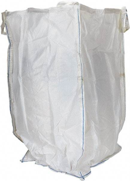 Vestil - 8 Lb Load Capacity, 2-7/8 Cu Yd, Polypropylene Fabric Hopper - 36" Wide x 36" Long x 63" High, White - All Tool & Supply