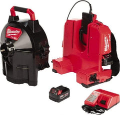 Milwaukee Tool - 18V Battery Battery Drain Cleaning Machine - For 1-1/4" to 4" Pipe - All Tool & Supply