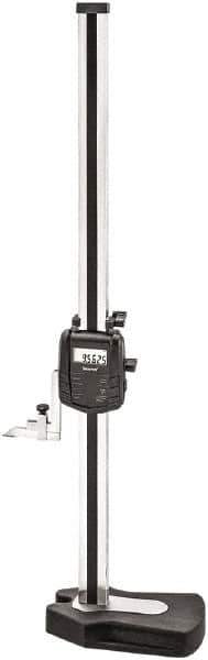 Starrett - 24" Electronic Height Gage - 0.0005" Resolution, Accurate to .0001", LCD Display, RS-232 Data Output - All Tool & Supply