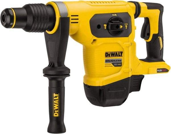 DeWALT - 60 Volt 1" SDS Max Chuck Cordless Rotary Hammer - 0 to 3,150 BPM, 0 to 550 RPM, Reversible - All Tool & Supply