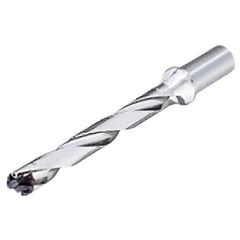 Iscar - 0.571" to 0.587" Diam, 8xD, 4.57" Max Depth, 0.63" Shank Diam, 7-1/4" OAL, Replaceable-Tip Drill - FCP, ICK, ICK-2M, ICM, ICN, ICP, iCP-2M Insert, 14 Seat Size, 45855509 Toolholder, Series SumoCham - All Tool & Supply