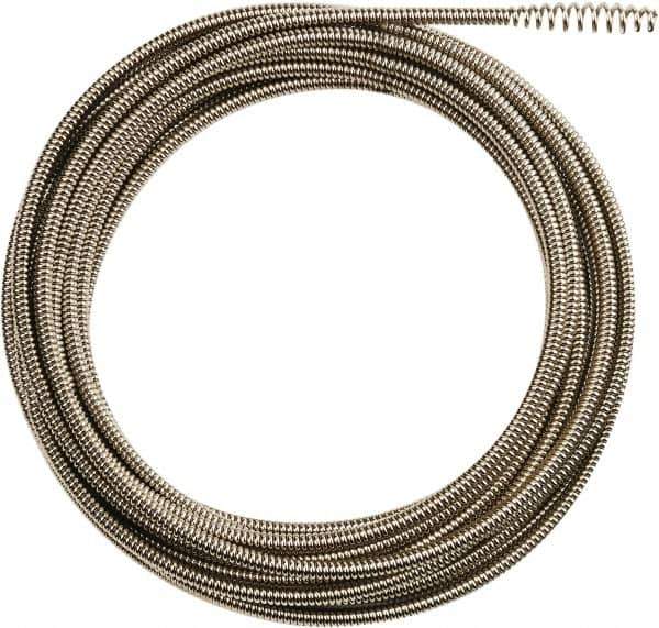 Milwaukee Tool - 5/16" x 50' Drain Cleaning Machine Cable - Inner Core, 1-1/4" to 2-1/2" Pipe, Use with Milwaukee Drain Cleaning Tools - All Tool & Supply