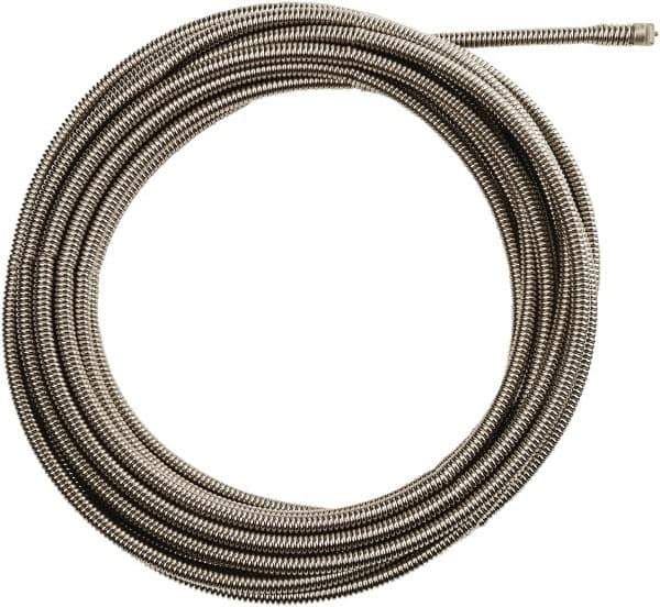 Milwaukee Tool - 3/8" x 35' Drain Cleaning Machine Cable - Inner Core, 1-1/4" to 2-1/2" Pipe, Use with Milwaukee Drain Cleaning Tools - All Tool & Supply