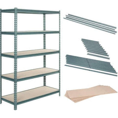 Value Collection - 48" Wide, 36 High, Open Shelving Accessory/Component - Particle Board, Use with Boltless Storage Rack - All Tool & Supply