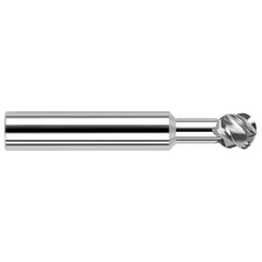 Harvey Tool - 1/4" Diam 270° Wrap Angle 0.213" LOC 4-Flute Uncoated Undercut End Mill - Exact Industrial Supply