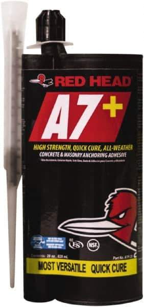 Red Head - 28 fl oz Epoxy Anchoring Adhesive - 5 min Working Time, Includes Mixing Nozzle - All Tool & Supply