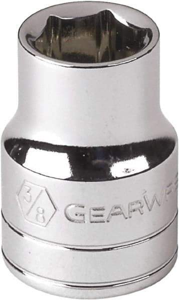 GearWrench - 1/4" Drive, Standard Hand Socket - 12 Points, Alloy Steel, Full Polish Finish - All Tool & Supply