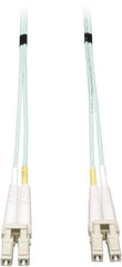 Tripp-Lite - 65' Long, LC/LC Head, Multimode Fiber Optic Cable - Aqua, Use with LAN - All Tool & Supply