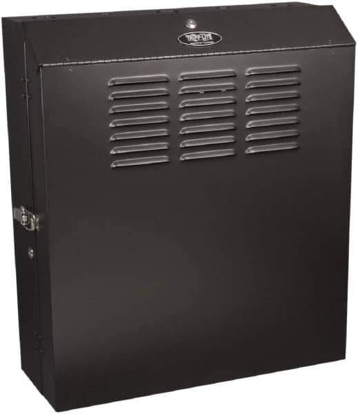 Tripp-Lite - 23-1/2" Overall Width x 5" Rack Height x 17-1/2" Overall Depth Data Cable Enclosure - 200 Lb Capacity, Black - All Tool & Supply