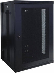 Tripp-Lite - 23.6" Overall Width x 18" Rack Height x 21.6" Overall Depth Data Cable Enclosure - 250 Lb Capacity, Black - All Tool & Supply