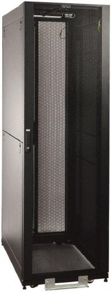 Tripp-Lite - 23.63" Overall Width x 42" Rack Height x 43" Overall Depth Data Cable Enclosure - 3,000 Lb Capacity, Black - All Tool & Supply