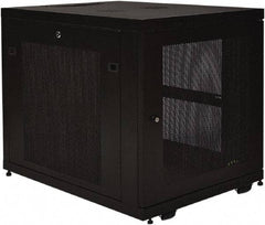 Tripp-Lite - 23.6" Overall Width x 12" Rack Height x 33-1/2" Overall Depth Data Cable Enclosure - 3,000 Lb Capacity, Black - All Tool & Supply