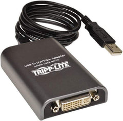 Tripp-Lite - External Multi-Monitor Video Card - USB Connector, Black, Use with Cabling and Video Applications - All Tool & Supply