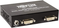 Tripp-Lite - Extender Splitter - RJ45 Connector, Black, Use with Cabling and Video Applications - All Tool & Supply