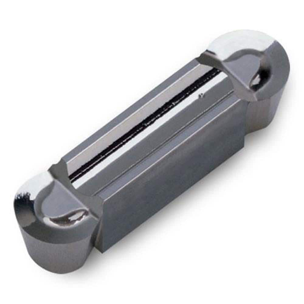 Grooving Insert: TDAA K10, Solid Carbide Uncoated, Neutral, 0.157″ Cutting Width, Series TDA