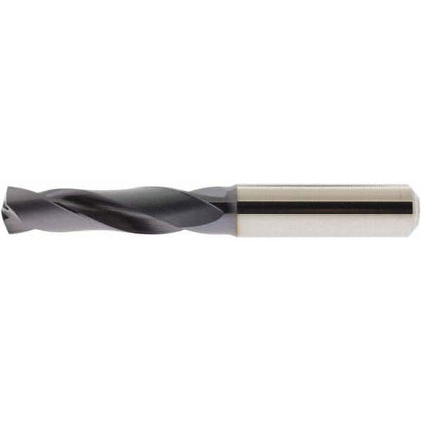 Accupro - 3.7mm 140° Spiral Flute Solid Carbide Screw Machine Drill Bit - All Tool & Supply