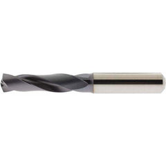 Accupro - 12mm 140° Spiral Flute Solid Carbide Screw Machine Drill Bit - All Tool & Supply