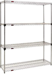 Eagle MHC - 4 Shelf Eagle MHC Wire Shelving - Starter Unit - 72" Wide x 24" Deep x 74" High, - All Tool & Supply