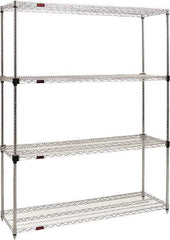 Eagle MHC - 4 Shelf Eagle MHC Wire Shelving - Starter Unit - 60" Wide x 24" Deep x 74" High, - All Tool & Supply