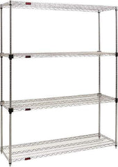 Eagle MHC - 4 Shelf Eagle MHC Wire Shelving - Starter Unit - 48" Wide x 24" Deep x 74" High, - All Tool & Supply