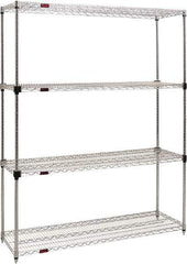 Eagle MHC - 4 Shelf Eagle MHC Wire Shelving - Starter Unit - 36" Wide x 18" Deep x 74" High, - All Tool & Supply