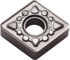 Kyocera - CNMG432 MS Grade PR005S Carbide Turning Insert - Megacoat Hard Finish, 80° Diamond, 1/2" Inscr Circle, 3/16" Thick, 1/32" Corner Radius - All Tool & Supply