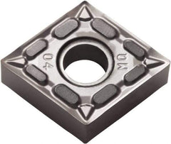 Kyocera - CNMG431 MQ Grade PR015S Carbide Turning Insert - Megacoat Hard Finish, 80° Diamond, 1/2" Inscr Circle, 3/16" Thick, 1/64" Corner Radius - All Tool & Supply