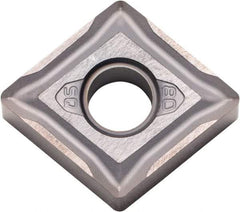 Kyocera - CNMG431 SQ Grade PR015S Carbide Turning Insert - Megacoat Hard Finish, 80° Diamond, 1/2" Inscr Circle, 3/16" Thick, 1/64" Corner Radius - All Tool & Supply