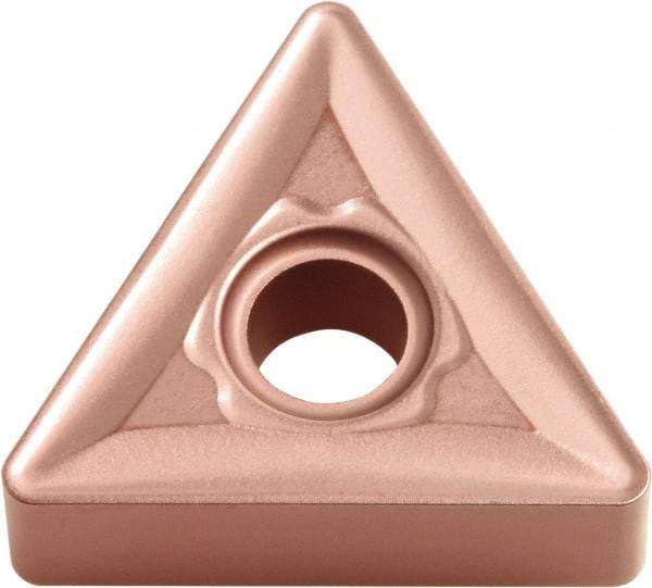 Kyocera - TNMG331 C Grade CA315 Carbide Turning Insert - TiCN/Al2O3 Finish, 60° Triangle, 3/8" Inscr Circle, 3/16" Thick, 1/64" Corner Radius - All Tool & Supply