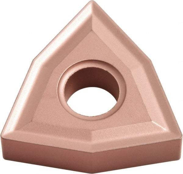 Kyocera - WNMG432 NONE Grade CA320 Carbide Turning Insert - TiCN/Al2O3 Finish, 80° Trigon, 1/2" Inscr Circle, 3/16" Thick, 1/32" Corner Radius - All Tool & Supply