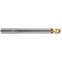 Square End Mill:  0.3750″ Dia,  0.5000″ LOC,  0.3750″ Shank Dia,  4.0000″ OAL,  N/A Flutes,  Solid Carbide SingleEnd,  ZplusFinish,  Helical FluteFlute,  40&deg N/A Mfr Grade Solid Carbide, Series End Mills for Aluminum - 3 Flute - Square - 40 ™ Helix - V