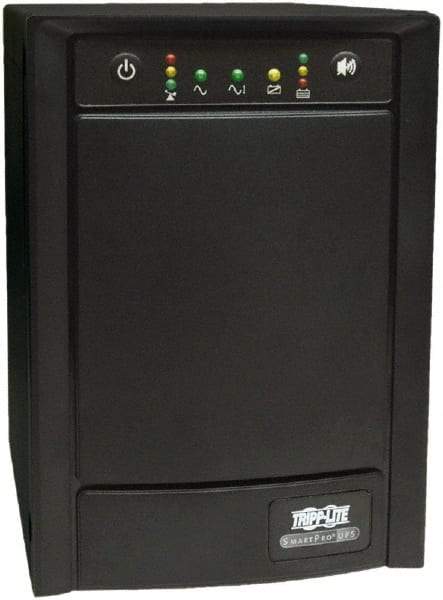 Tripp-Lite - 15 Amp, 750 VA, Tower Mount Line Interactive Backup Uninterruptible Power Supply - Backup 5.6 min with Full Load & 14 min with Half Load, 230 Volt Input & Output, 500 Watt Output, 1 Phases, 6 Outlets - All Tool & Supply