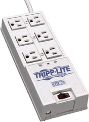 Tripp-Lite - 6 Outlets, 120 VAC15 Amps, 6' Cord, Power Outlet Strip - Floor, Keyhole Mount, 5-15 NEMA Configuration, 9-1/2" Strip - All Tool & Supply