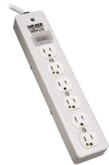 Tripp-Lite - 6 Outlets, 120 VAC15 Amps, 10' Cord, Power Outlet Strip - Floor, Keyhole Mount, 5-15 NEMA Configuration, 2-1/2" Strip - All Tool & Supply