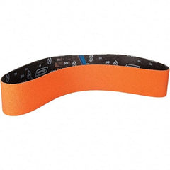 Norton - 2" Wide x 48" OAL, 100 Grit, Ceramic Abrasive Belt - Ceramic, Coated, Y Weighted Cloth Backing - All Tool & Supply