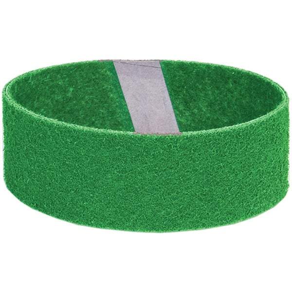 Norton - 3" Wide x 18" OAL, Aluminum Oxide Abrasive Belt - Aluminum Oxide, Medium, Nonwoven, Y Weighted Cloth Backing - All Tool & Supply