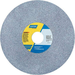 Norton - 8" Diam x 1-1/4" Hole x 3/4" Thick, J Hardness, 46 Grit Surface Grinding Wheel - Ceramic, Type 1, Coarse Grade, 3,600 Max RPM - All Tool & Supply