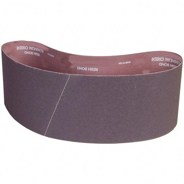 Norton - 6" Wide x 48" OAL, 100 Grit, Aluminum Oxide Abrasive Belt - Aluminum Oxide, Coated, X Weighted Cloth Backing - All Tool & Supply